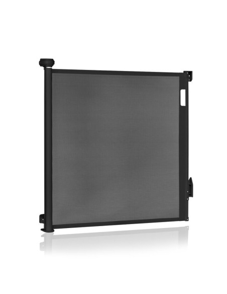 BN-LO-THEA_BLACK_ONYX,Poarta de siguranta, Lionelo, Thea, Cu suruburi, Textila, Retractabila, Mecanism dublu de blocare, Montaj 