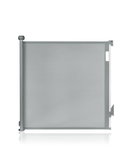 BN-LO-THEA_GREY_CONRETE,Poarta de siguranta, Lionelo, Thea, Textila, Ofera vizibilitate, Retractabila, Mecanism dublu de blocare