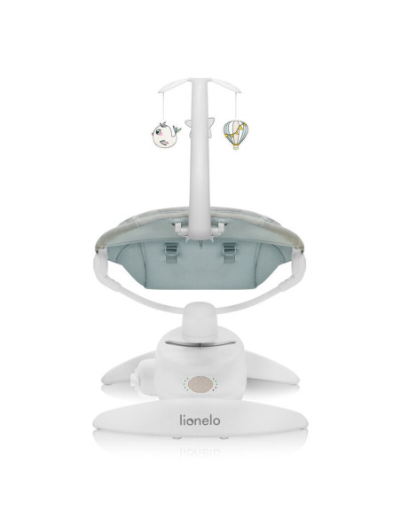 BN-LO-MELL_BEIGE_SAND,Balansoar, Lionelo, Mell, 2 in 1, Rotire 360 grade, Electric, Cu 3 moduri de leganare, Cu 5 trepte de vite