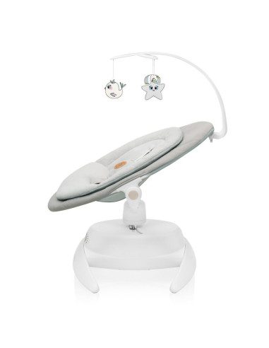 BN-LO-MELL_BEIGE_SAND,Balansoar, Lionelo, Mell, 2 in 1, Rotire 360 grade, Electric, Cu 3 moduri de leganare, Cu 5 trepte de vite