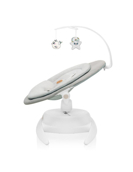 BN-LO-MELL_BEIGE_SAND,Balansoar, Lionelo, Mell, 2 in 1, Rotire 360 grade, Electric, Cu 3 moduri de leganare, Cu 5 trepte de vite