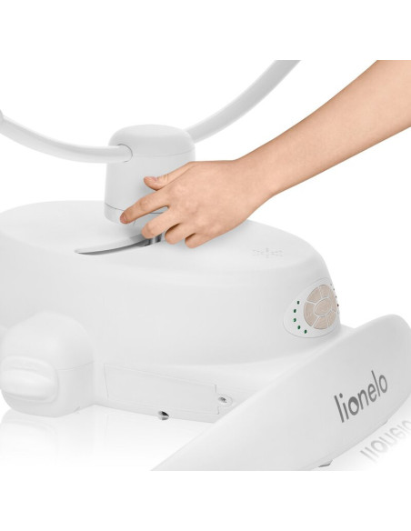 BN-LO-MELL_BEIGE_SAND,Balansoar, Lionelo, Mell, 2 in 1, Rotire 360 grade, Electric, Cu 3 moduri de leganare, Cu 5 trepte de vite