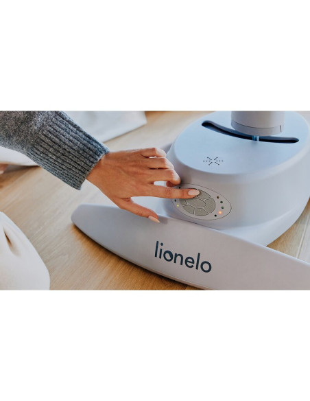 BN-LO-MELL_BEIGE_SAND,Balansoar, Lionelo, Mell, 2 in 1, Rotire 360 grade, Electric, Cu 3 moduri de leganare, Cu 5 trepte de vite