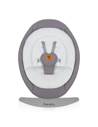 BN-LO-MELL_GREY_STONE,Balansoar, Lionelo, Mell, 2 in 1, Rotire 360 grade, Electric, Cu 3 moduri de leganare, Cu 5 trepte de vite