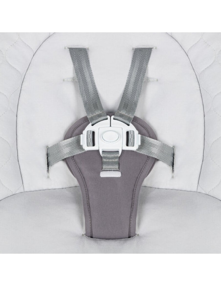 BN-LO-MELL_GREY_STONE,Balansoar, Lionelo, Mell, 2 in 1, Rotire 360 grade, Electric, Cu 3 moduri de leganare, Cu 5 trepte de vite