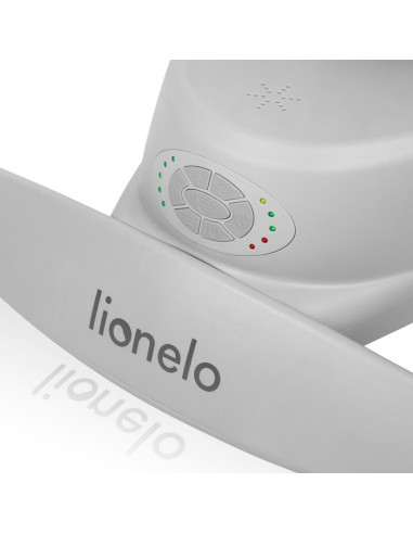 BN-LO-MELL_GREY_STONE,Balansoar, Lionelo, Mell, 2 in 1, Rotire 360 grade, Electric, Cu 3 moduri de leganare, Cu 5 trepte de vite