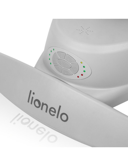 BN-LO-MELL_GREY_STONE,Balansoar, Lionelo, Mell, 2 in 1, Rotire 360 grade, Electric, Cu 3 moduri de leganare, Cu 5 trepte de vite