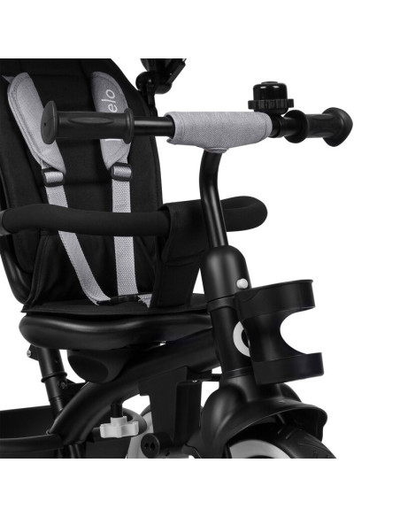 BN-LO-BERRY_GREY_STONE,Tricicleta copii, Lionelo, Berry, 2 in 1, Multifunctionala, Suport picioare, Control al directiei, Scaun 