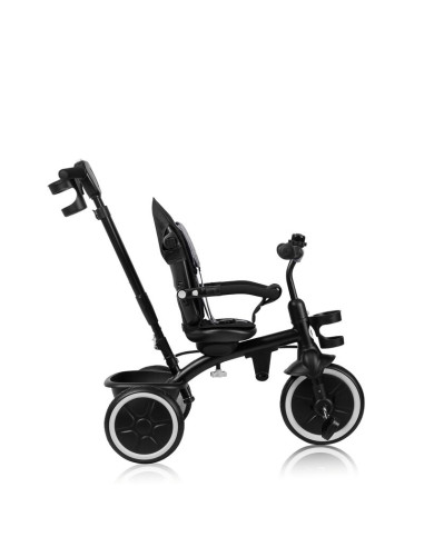 BN-LO-BERRY_GREY_STONE,Tricicleta copii, Lionelo, Berry, 2 in 1, Multifunctionala, Suport picioare, Control al directiei, Scaun 