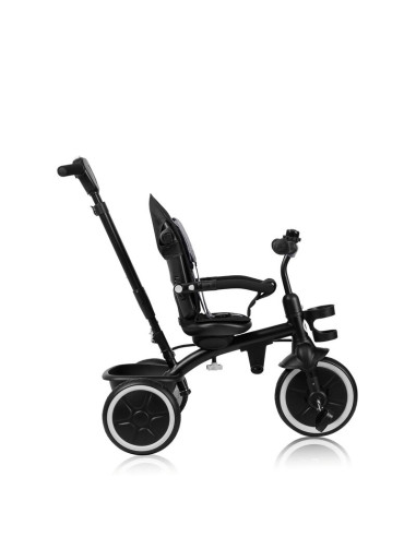 BN-LO-BERRY_GREY_STONE,Tricicleta copii, Lionelo, Berry, 2 in 1, Multifunctionala, Suport picioare, Control al directiei, Scaun 