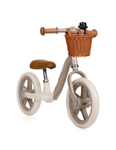BN-LO-ALEX_PLUS_BEIGE_SAND,Bicicleta fara pedale, Lionelo, Alex Plus, Usoara, Cu ghidon si sa reglabile, Include cos depozitare  2