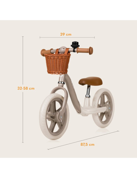 BN-LO-ALEX_PLUS_BEIGE_SAND,Bicicleta fara pedale, Lionelo, Alex Plus, Usoara, Cu ghidon si sa reglabile, Include cos depozitare  BN-LO-ALEX_PLUS_BEIGE_SAND,Bicicleta fara pedale, Lionelo, Alex Plus, Usoara, Cu ghidon si sa reglabile, Include cos depozitare
