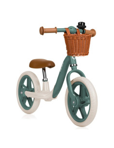 BN-LO-ALEX_PLUS_GREEN_FOREST,Bicicleta fara pedale, Lionelo, Alex Plus, Usoara, Cu ghidon si sa reglabile, Include cos depozitar 2