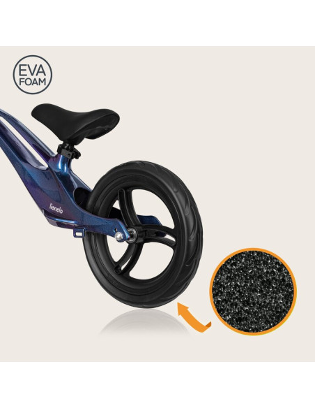 BN-LO-BART_BLUE_VIOLET,Bicicleta fara pedale, Lionelo, Bart, Usoara, Cu cadru din magneziu, Cu ghidon si sa reglabile, Greutate 