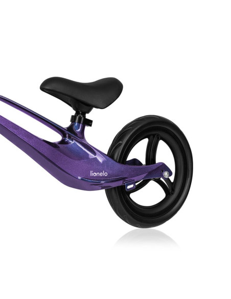 BN-LO-BART_PURPLE_AMETHYST,Bicicleta fara pedale, Lionelo, Bart, Usoara, Cu cadru din magneziu, Cu ghidon si sa reglabile, Greut