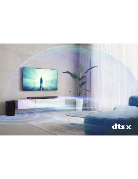 S65Q,Soundbar LG S65Q 3.1 420W Bluetooth, Subwoofer Wireless, HDMI, USB, Negru