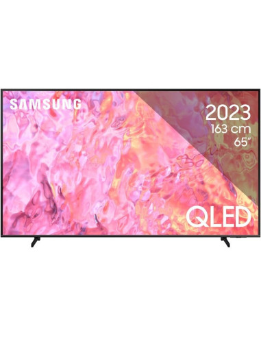 QE65Q60C,Televizor SAMSUNG QLED 65Q60C, 163 cm, Smart, 4K Ultra HD, Clasa E (Model 2023)