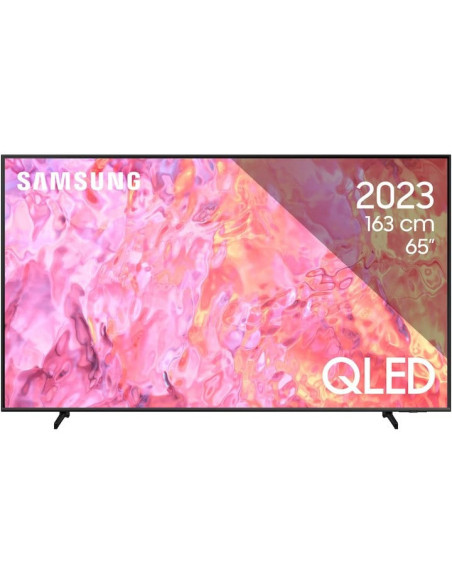 QE65Q60C,Televizor SAMSUNG QLED 65Q60C, 163 cm, Smart, 4K Ultra HD, Clasa E (Model 2023)