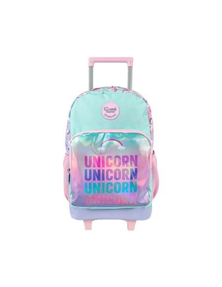 Ghiozdan trolley S-COOL SC2680, Motiv Unicorn