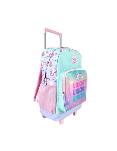 Ghiozdan trolley S-COOL SC2680, Motiv Unicorn