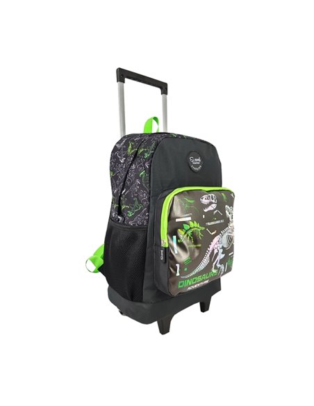 Ghiozdan trolley S-COOL SC2682, Motiv dinosaurs