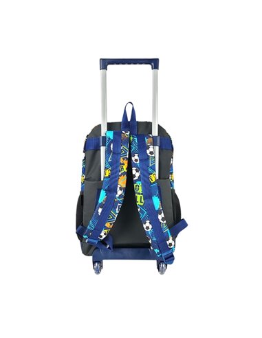 Ghiozdan trolley S-COOL SC2683, Motiv Football