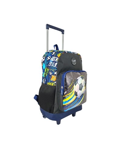 Ghiozdan trolley S-COOL SC2683, Motiv Football