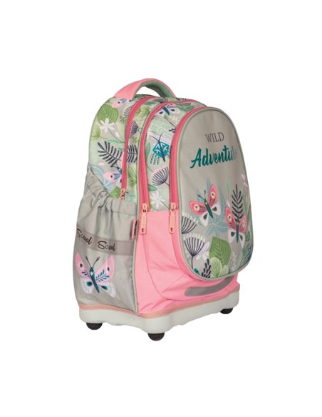 Ghiozdan anatomic S-COOL SC2643, Motiv wild adventure