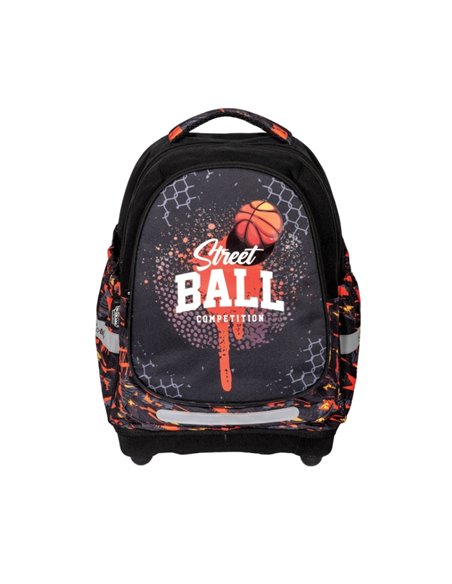 Ghiozdan anatomic S-COOL SC2647, Motiv street ball