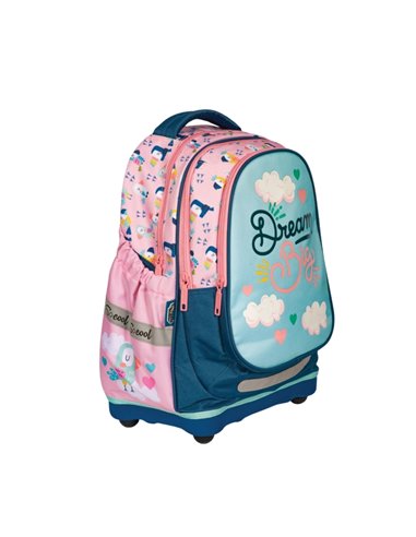 Ghiozdan anatomic S-COOL SC2641, Motiv dream big