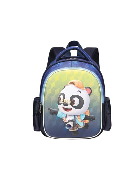 Ghiozdan gradinita S-COOL SC2555, Motiv panda 3D