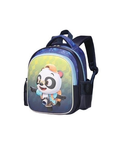 Ghiozdan gradinita S-COOL SC2555, Motiv panda 3D