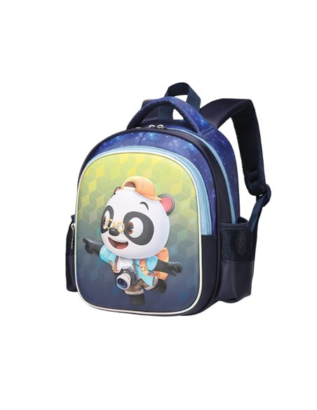 Ghiozdan gradinita S-COOL SC2555, Motiv panda 3D