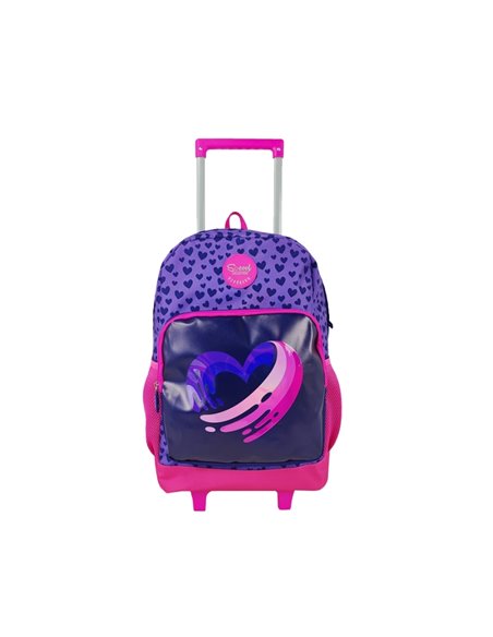 Ghiozdan trolley S-COOL SC2681, Motiv heart