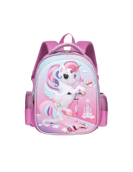 Ghiozdan gradinita S-COOL SC2550, Motiv unicorn Ghiozdan gradinita S-COOL SC2550, Motiv unicorn