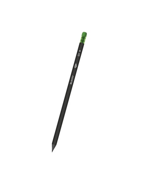 Creion HB negru cu radiera Daco, Blacky 