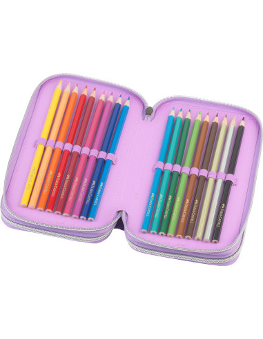 FC573040,Penar echipat 44 piese 3 fermoare unicorn faber-castell