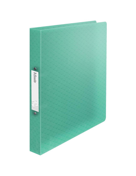 ES626243,Caiet mecanic a4 2 inele 25mm/32mm coperta flexibila verde colour'breeze esselte
