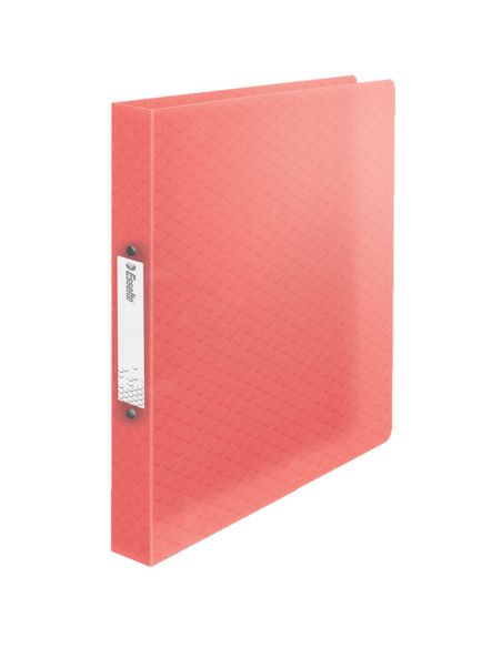 ES628435,Caiet mecanic a4 2 inele 25mm/32mm coperta flexibila corai colour'breeze esselte