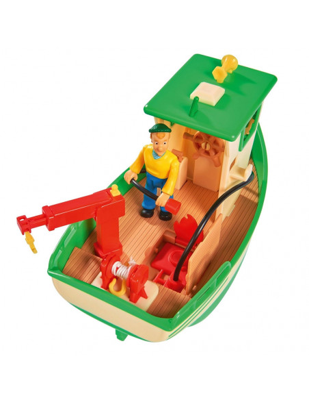 Barca Simba Fireman Sam Charlies Fishing Boat cu