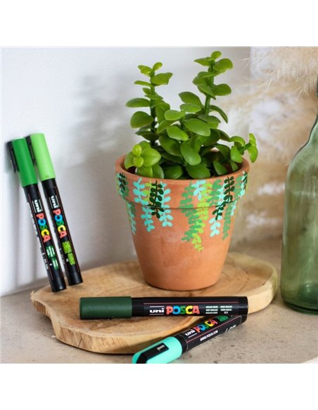 Marker UNI-POSCA PC-3M, 0.9-1.3 mm, 4 culori - 21226