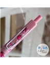 Set stilouri cu mecanism si cerneala termosensibila + rezerve, Motiv pink bear 1