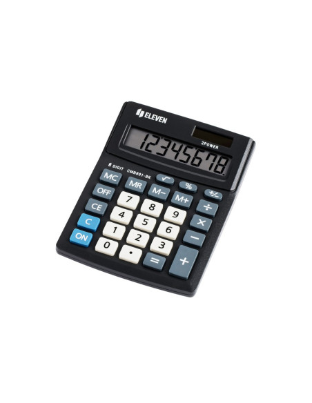 SD-CAL038,Calculator de birou 8 digiți, 137 x 102 x 31 mm, Eleven CMB801-BK