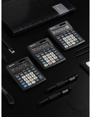 SD-CAL038,Calculator de birou 8 digiți, 137 x 102 x 31 mm, Eleven CMB801-BK
