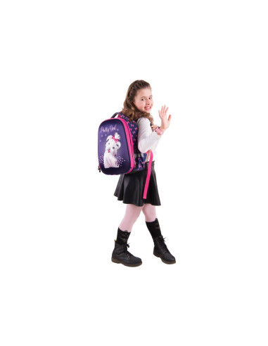 SD-SKG233,Ghiozdan Pulse Anatomic Cube Pretty Girl