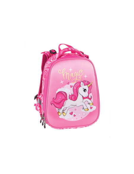 SD-SKG234,Ghiozdan Pulse Anatomic Cube Pink Magic