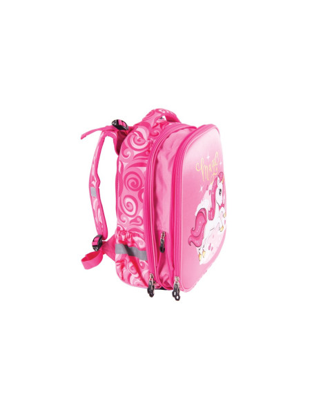 SD-SKG234,Ghiozdan Pulse Anatomic Cube Pink Magic