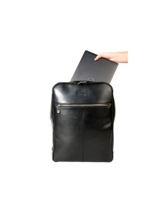 SD-NBK673,Rucsac din piele laptop 14" Exactive Exacompta 17637E, negru 2