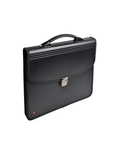 SD-NBK680,Servietă cu mâner și 2 compartimente Exactive Exatravel Exacompta 59144E, negru