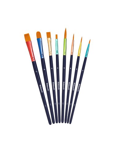Set pensule pictura Pelikan premium 701181, 8 bucati blister